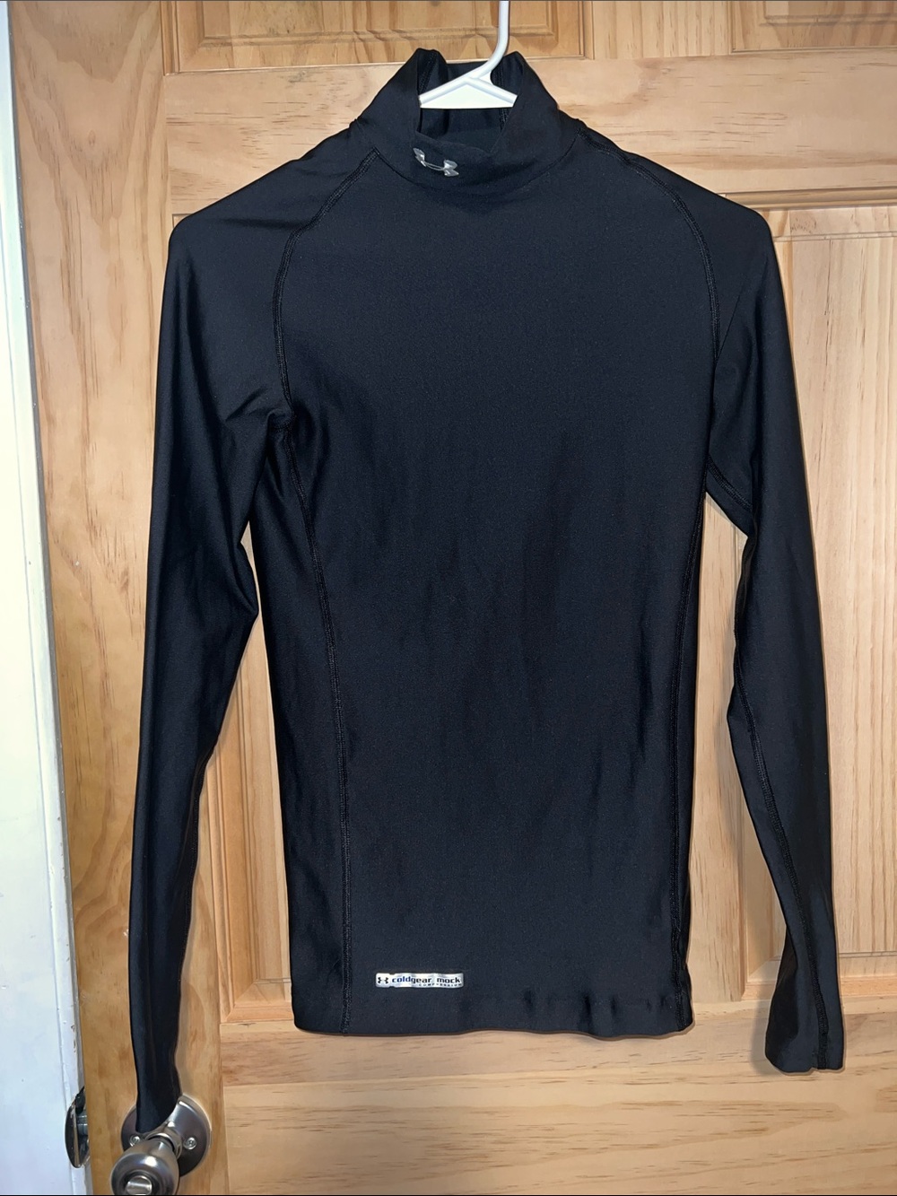 Under Armour Black Long-Sleeve Compression Mock Neck